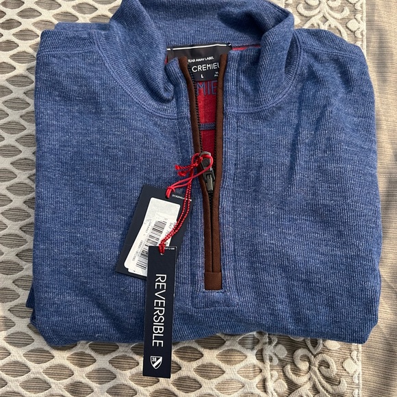 men’s sweater- new with that- reversible- - Picture 4 of 14